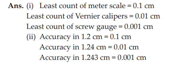 Measurements and Experimentation Numerical Problems for ICSE Class 9 Physics Chapter 1 - 4