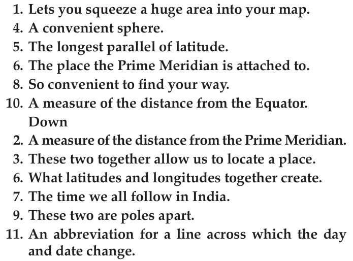 NCERT Solutions for Class 6 Social Science Chapter 1 Locating Places on Earth-2